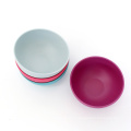 Hot Sale Eco Bamboo Fiber Bowl Set Bamboo Fiber Dishes For Home